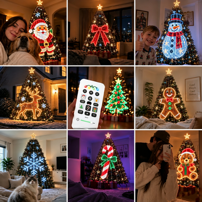 Lighted Tree Pro - Smart DIY App-Controlled LED Christmas Tree Lights with Custom Holiday Patterns