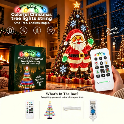 Lighted Tree Pro - Smart DIY App-Controlled LED Christmas Tree Lights with Custom Holiday Patterns