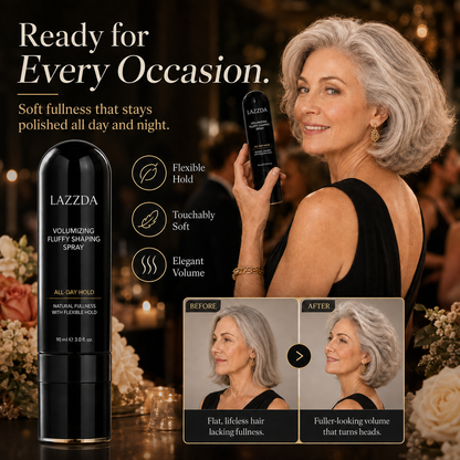 ⏳LIMITED-🎉BUY 1 GET 1 FREE! 👩 Peach-scented volumizing & setting spray—for lightweight, bouncy hair and long-lasting hold.