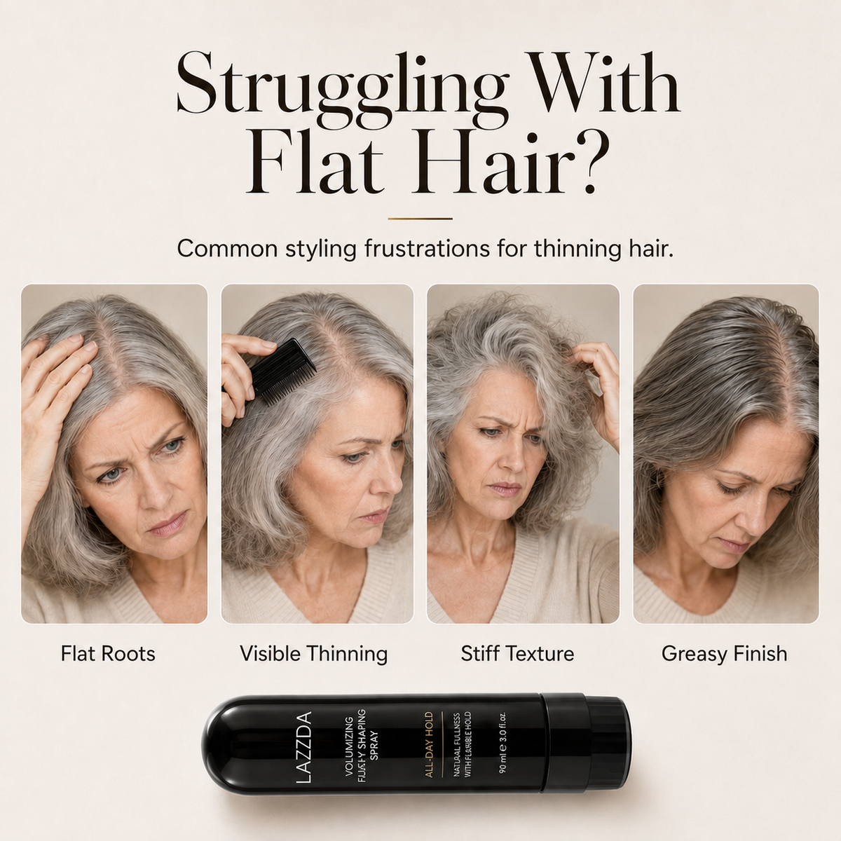 ⏳LIMITED-🎉BUY 1 GET 1 FREE! 👩 Peach-scented volumizing & setting spray—for lightweight, bouncy hair and long-lasting hold.