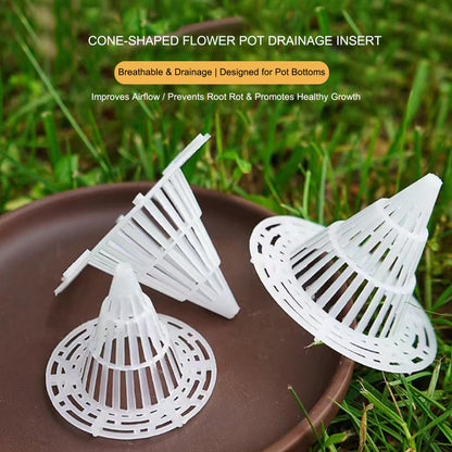 Plant Pot Drainage Cones（10 Pack ）