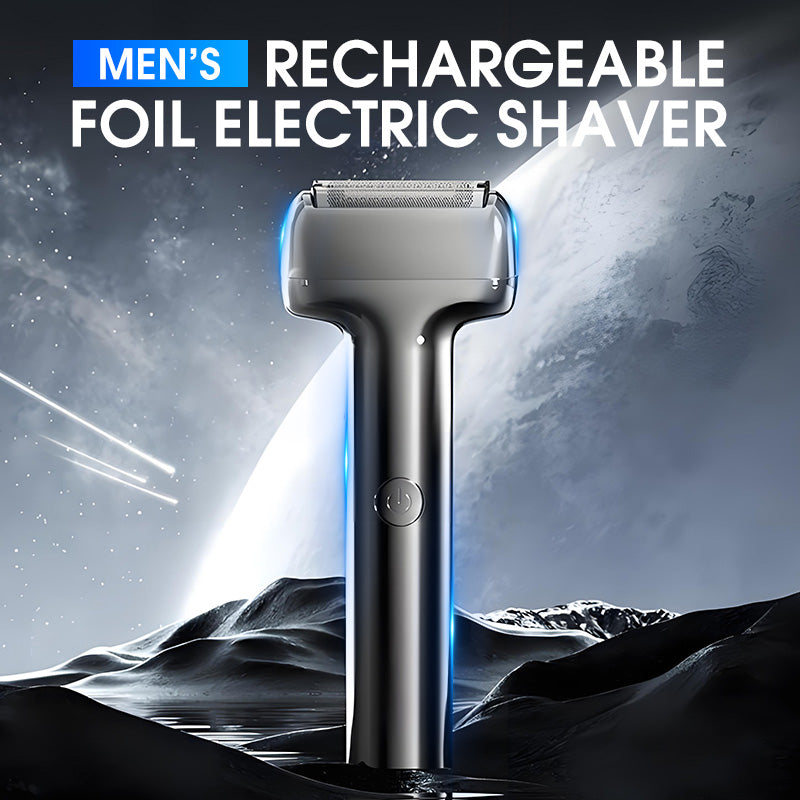 🔥 50% OFF — Men's Rechargeable Foil Shaver | Close, Smooth Wet & Dry Shaving
