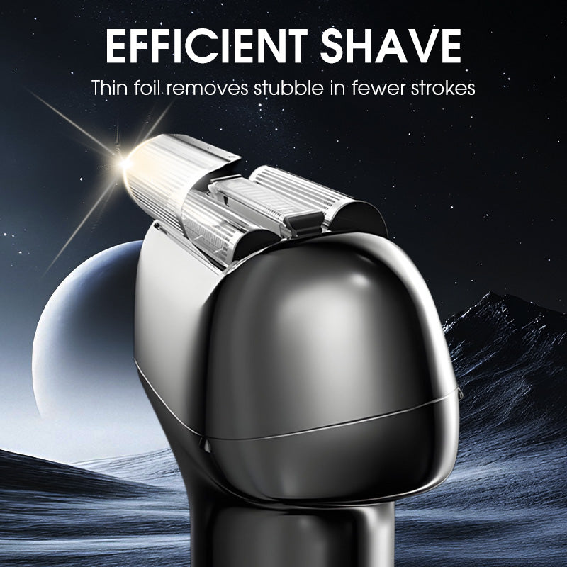 🔥 50% OFF — Men's Rechargeable Foil Shaver | Close, Smooth Wet & Dry Shaving