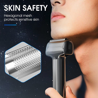 🔥 50% OFF — Men's Rechargeable Foil Shaver | Close, Smooth Wet & Dry Shaving