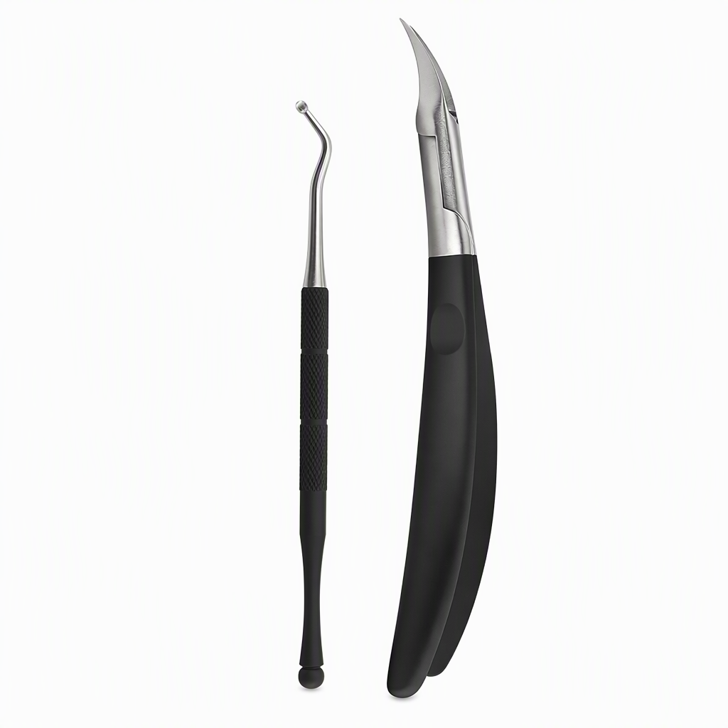 🦶 50% OFF! 🔧 2-Piece Toenail Set – Ingrown clipper & dead skin nipper ✨