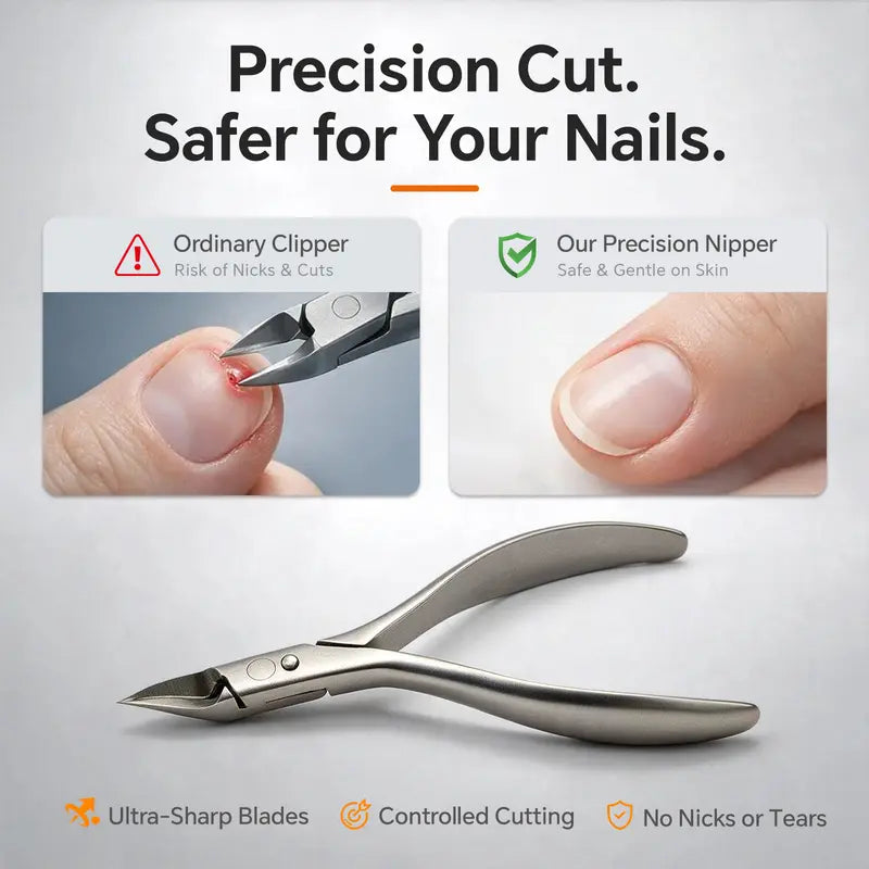 🦶 50% OFF! 🔧 2-Piece Toenail Set – Ingrown clipper & dead skin nipper ✨