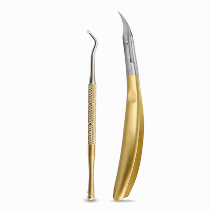 🦶 50% OFF! 🔧 2-Piece Toenail Set – Ingrown clipper & dead skin nipper ✨