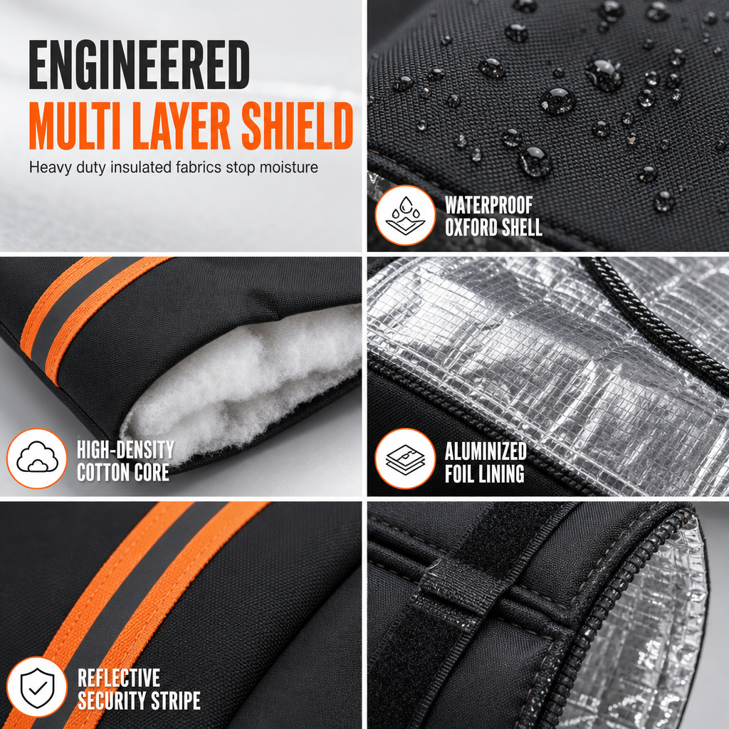 ❄️ Outdoor Faucet Freeze Protection Cover – 3-Layer Insulated Design